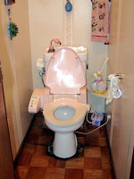 珪藻土 無垢材 自然素材リフォームの日吉プラス:トイレリフォーム前
